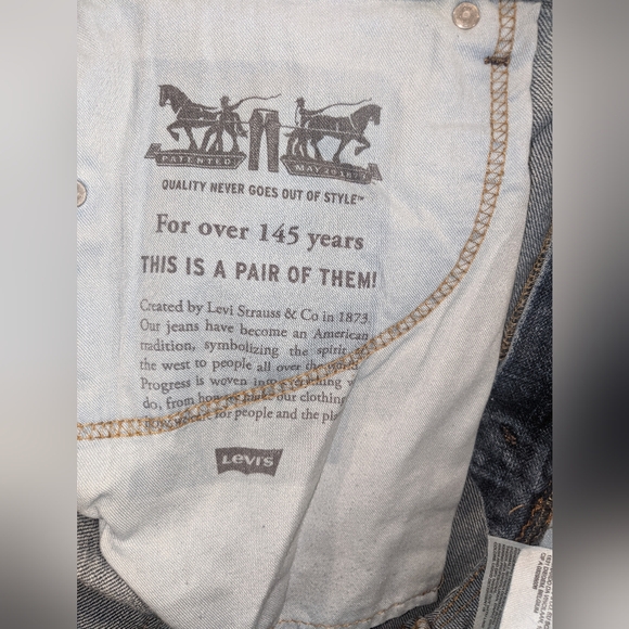 LEVI'S Men's 550 Relaxed Fit Denim Jeans Shorts SZ 38 - Picture 4 of 8